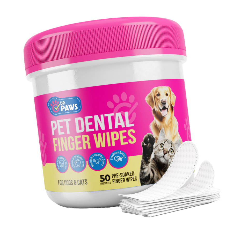 Dr. Paws Dental Finger Wipes