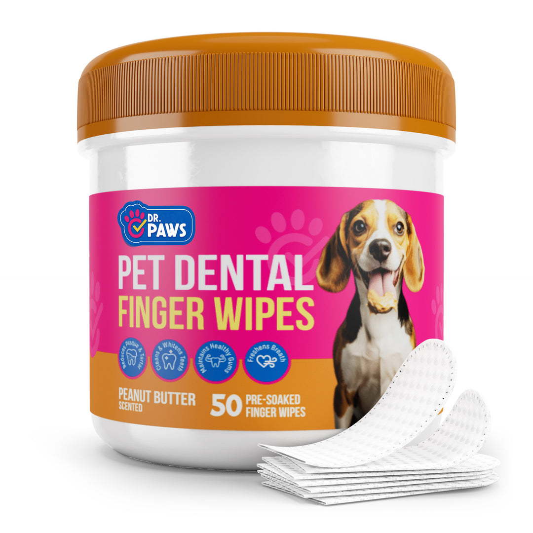 Dental Finger Wipes for Teeth Cleaning (50 Count)