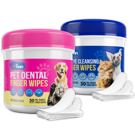 2 Pack - Dental Wipes & Eye Wipes