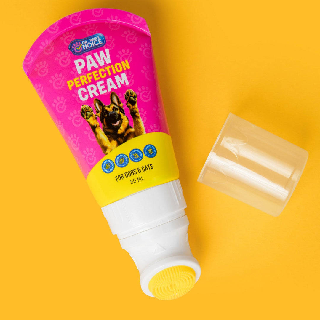Crema Paw Perfection: protector y bálsamo reparador para patas de perro con aplicador de punta suave