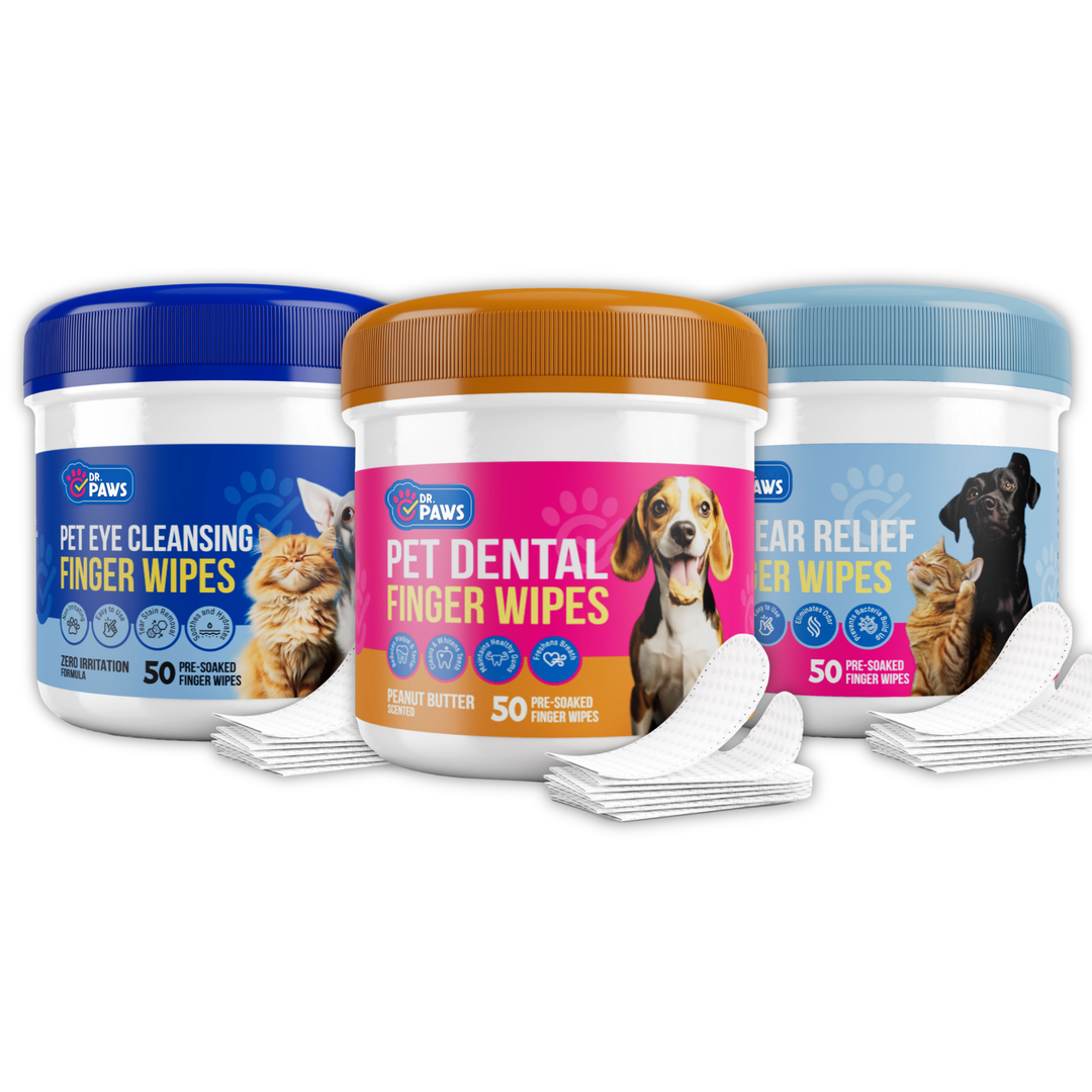 Paquete de 3: toallitas dentales, toallitas para oídos y toallitas para ojos