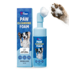 Espuma limpiadora para patas de perro: fórmula hidratante y resistente al lamido con cabezal de cepillo incorporado