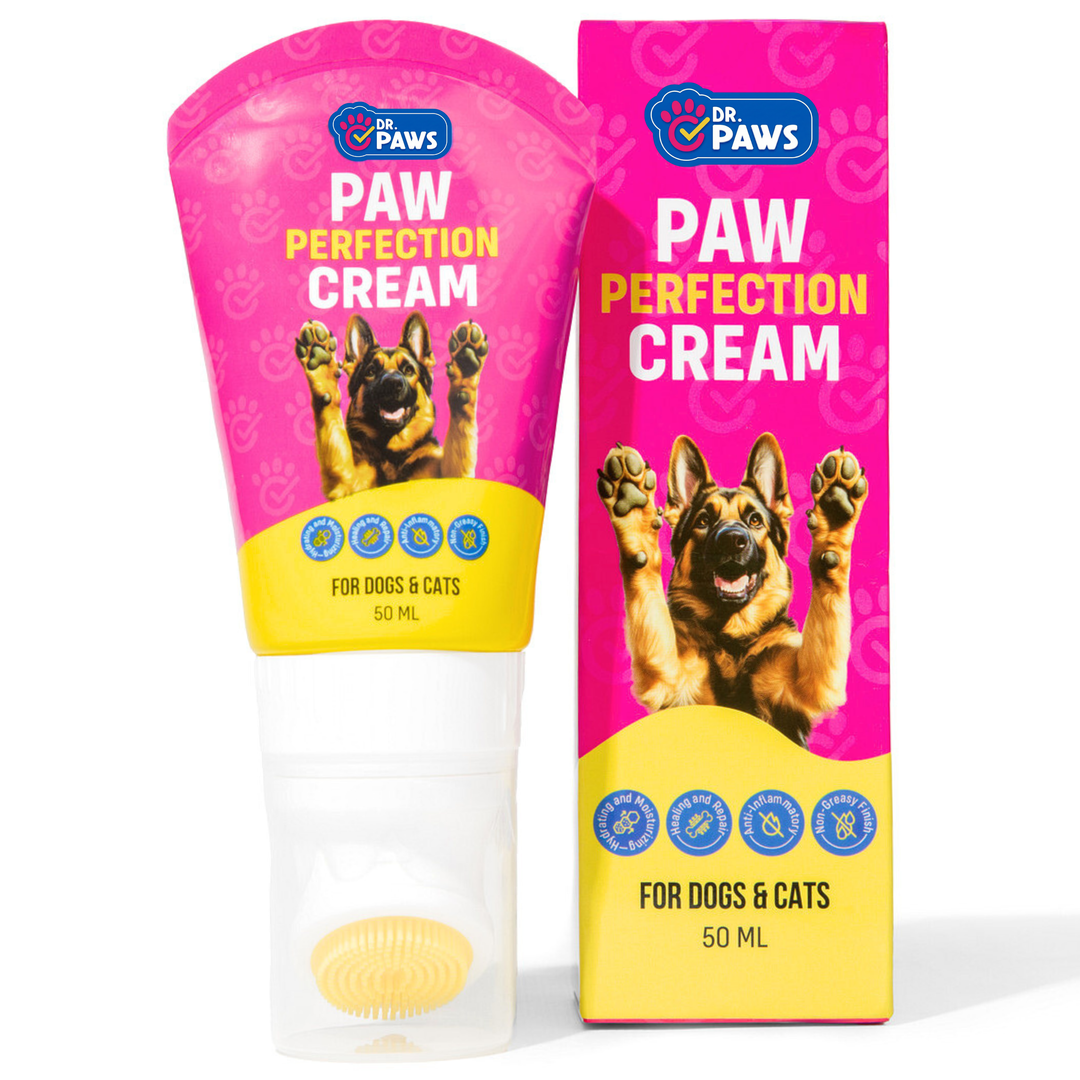Crema Paw Perfection: protector y bálsamo reparador para patas de perro con aplicador de punta suave