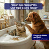 Eye Cleansing Finger Wipes for Pets (50 Count)