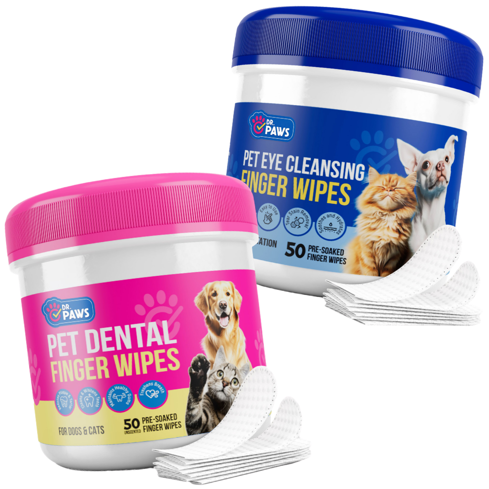 2 Pack - Dental Wipes & Eye Wipes